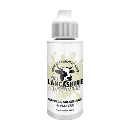 Lancashire Creamery Vanilla Milkshake and Wafers by The Lancashire Creamery 100ml